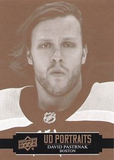 2021-22 Upper Deck #P-18 David Pastrnak UD Portraits