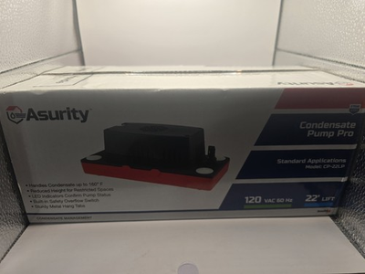 #ad DiversiTech Asurity Condensate Pump Low Profile 22ft Lift 120V Model CP 22LP $42.50