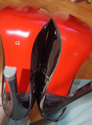 High Heels Extrem Schwarz Gr. 42 - Sehr Hoher Absatz