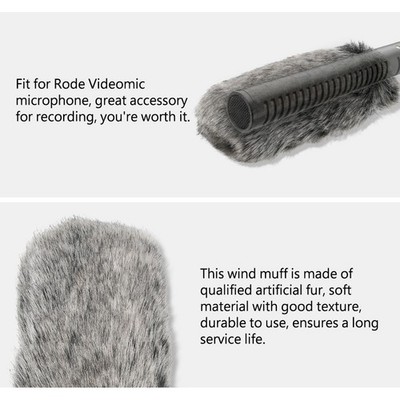 Professional Windproof Windshield Wind Muff For Videomic Video Microphone