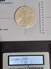 2022 American Silver Eagle  1 oz $1 - BU Sigma Verified. 999 Silver From Tube