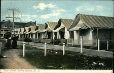 Ocean Grove,NJ Street View Tent Land 1908 Monmouth County Antique Postcard