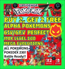 🔥POKEMON LEGENDS ZA✨All Pokemon MEGA ALPHA POKEMON 6IV ✴️ Lv100 ✅✨LEVEL MAX