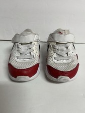 Nike Air Max SC Shoes Toddler's Size 4C Strap Lace White Red Black CZ5361-106