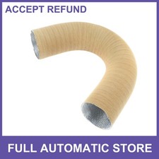 Car Heater Duct Pipe Warm Air Ducting Hose 90mm Id 100cm Max L Aluminum Foil