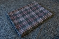 Schottenkaro Grau Rot Rosa Stoff zum Nähen | Baumwolle | 140 x 150 cm