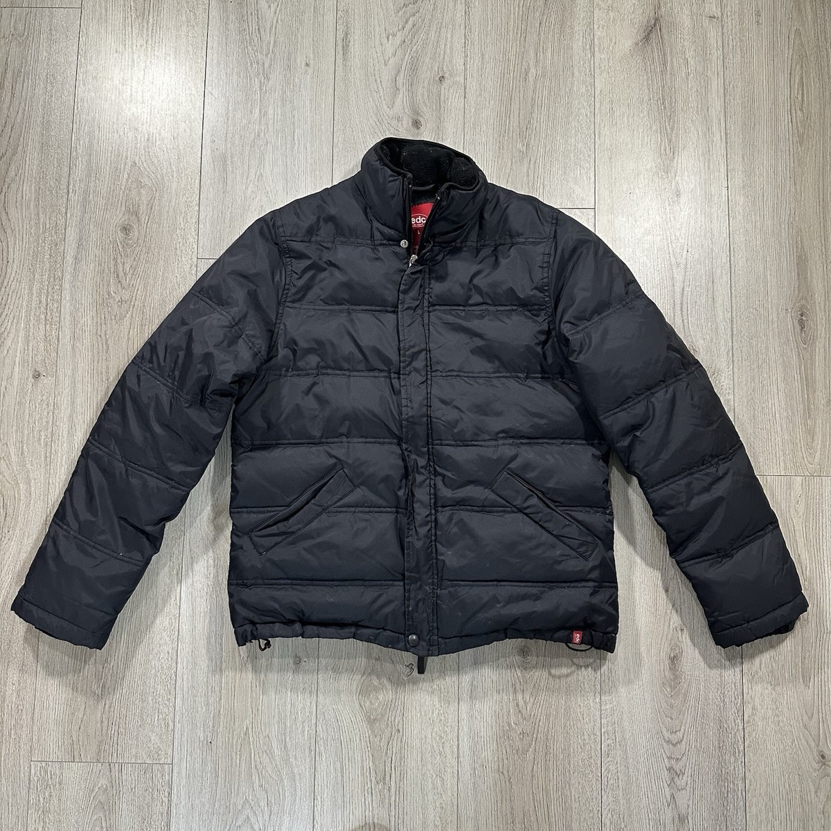 EDC By Esprit Puffer Jacket Down Fill Feather Jacket Size L Women’s Full Zip