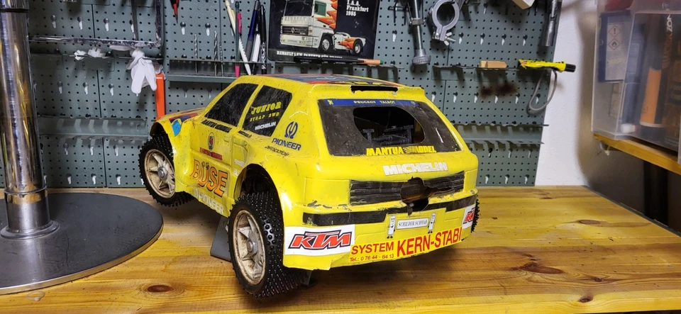 Flying Point Robbe Probe RC Nitro Vintage 4WD Buggy Peugeot 205 - Bild 3 von 4