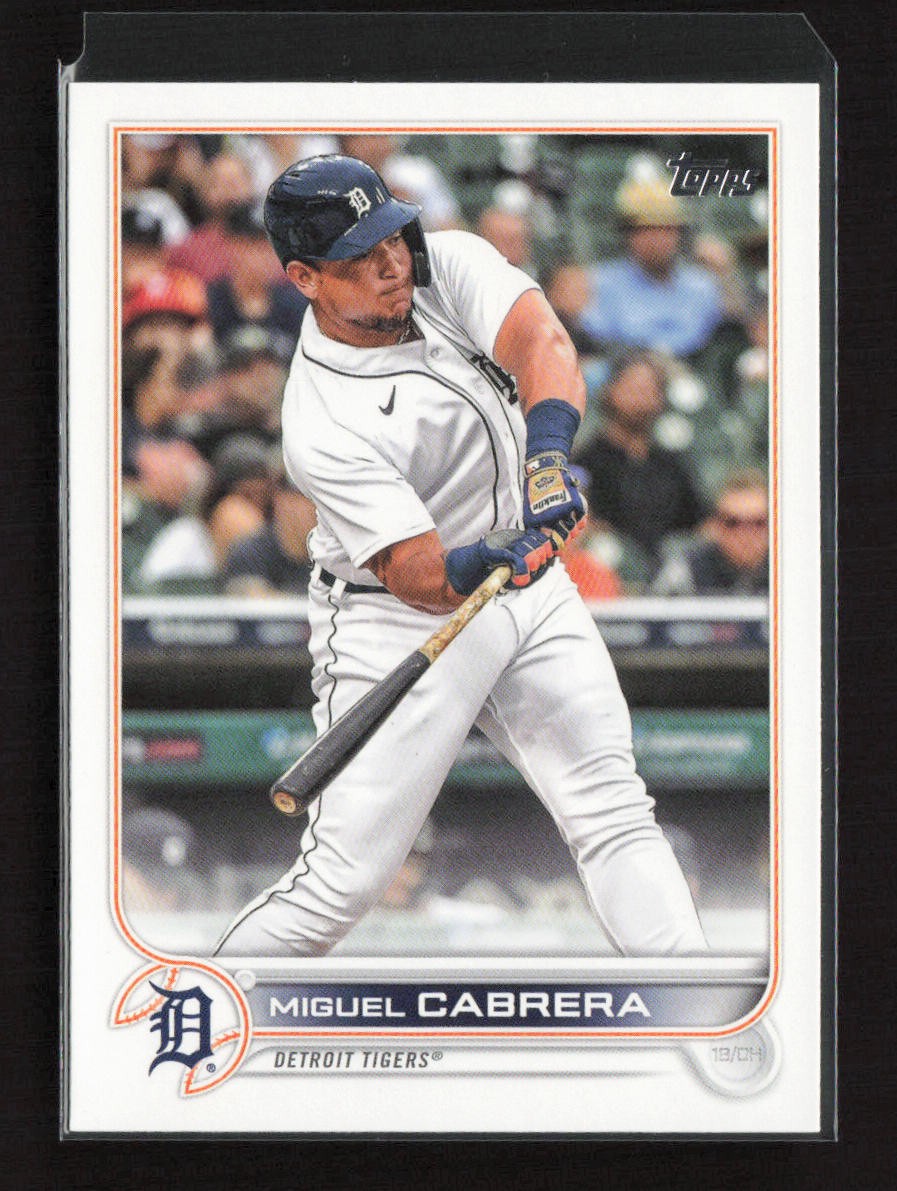 2022 Topps #194 Miguel Cabrera Detroit Tigers Near Mint or Better
