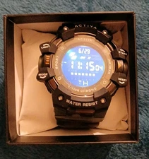 Activa Armour X Invicta Men's Digital Watch 50mm Camouflage Green (ACW8050MC-00)