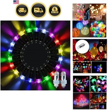 Led Balloon Lights, 20 Pack Multicolor LED Mini Submersible Waterproof Blinki...
