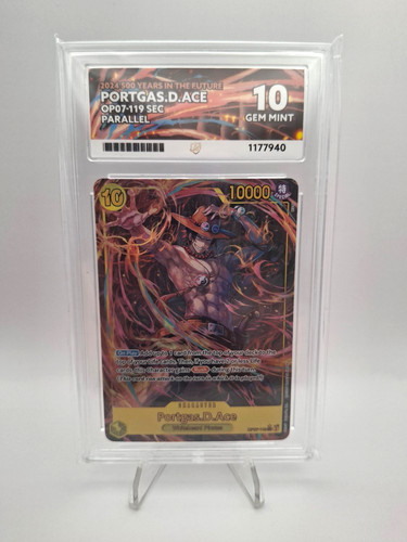 Portgas.D.Ace (Parallel) graded ACE 10 for sale on eBay