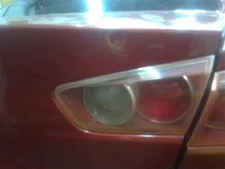 Passenger Tail Light Sedan Lid Mounted Red Bezel Fits 08-09 LANCER 1609788 BACKU