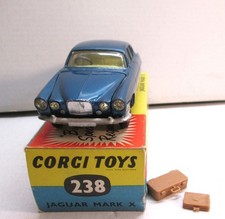 Corgi Toys, 238 Jaguar Mk 10, (4) rare Original,