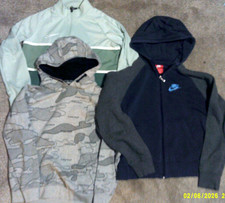 X 3 BOYS DESIGNER NIKE FIRETRAP TRACK TOP HOODIES BUNDLE AGE 13