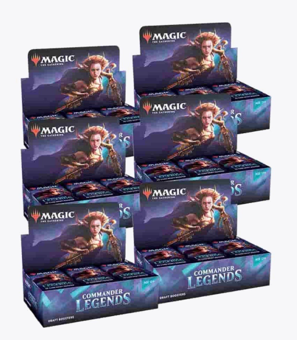 Magic the Gathering Commander Legends Draft Booster 6-Box Case