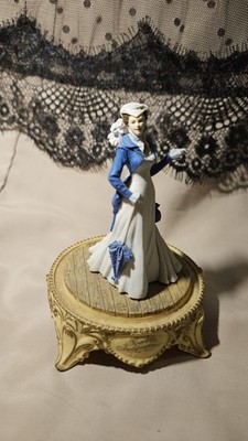 Vtg SCARLETT'S INDEPENDENCE Gone With the Wind 1993 Figurine No Glass Victorian 