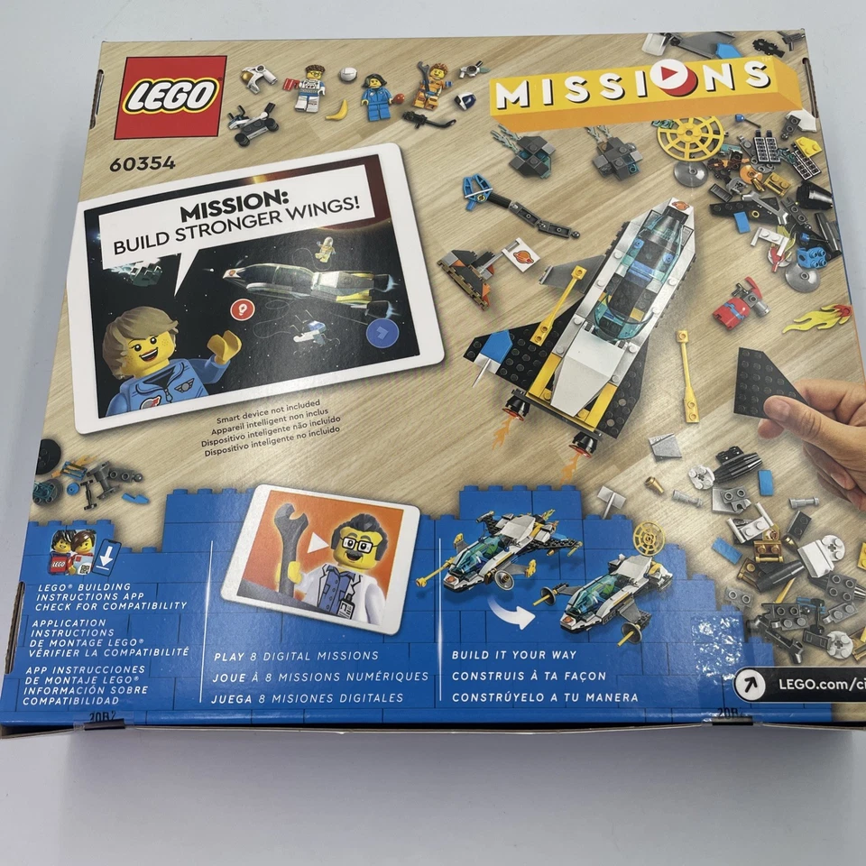 Lego 60354 City Mars Spacecraft Exploration Mission Building Toy 298 Pcs NEW - Image 4 of 4