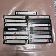 Lot Of 15 Beta Betamax Video Cassette Prerecorded 4  Blanks Star Wars Hellraiser