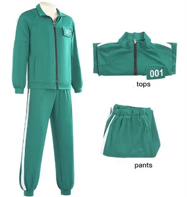 COOLCHANGE Amscan Official Squid Game Player 456/001 Costume Adult Fancy Dress Cosplay
