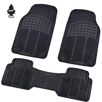 For Mazda Heavy Duty Rubber Floor Mats All Weather Trim Fit Front Set Bundle
