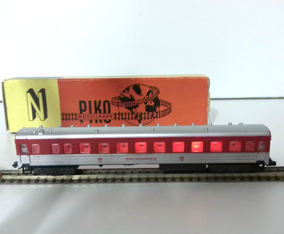 Piko N 54/5450/5/9 Speisewagen - Licht - in OVP # 7086