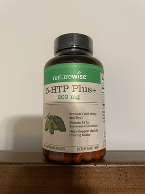 NatureWise  5-HTP Plus 200 mg Supplement Griffonia Seeds w/ Cofactor  Exp: 04/27