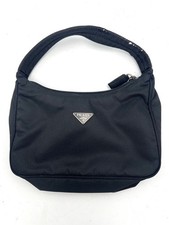 Borsa a mano PRADA in nylon nero accessorio marsupio piccola tracolla donna a...