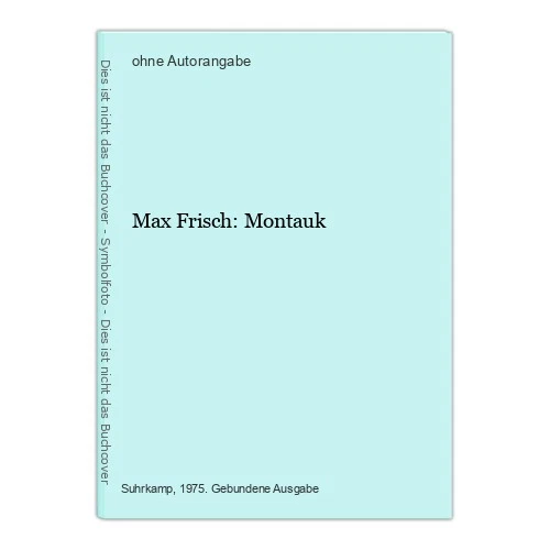 Max Frisch: Montauk