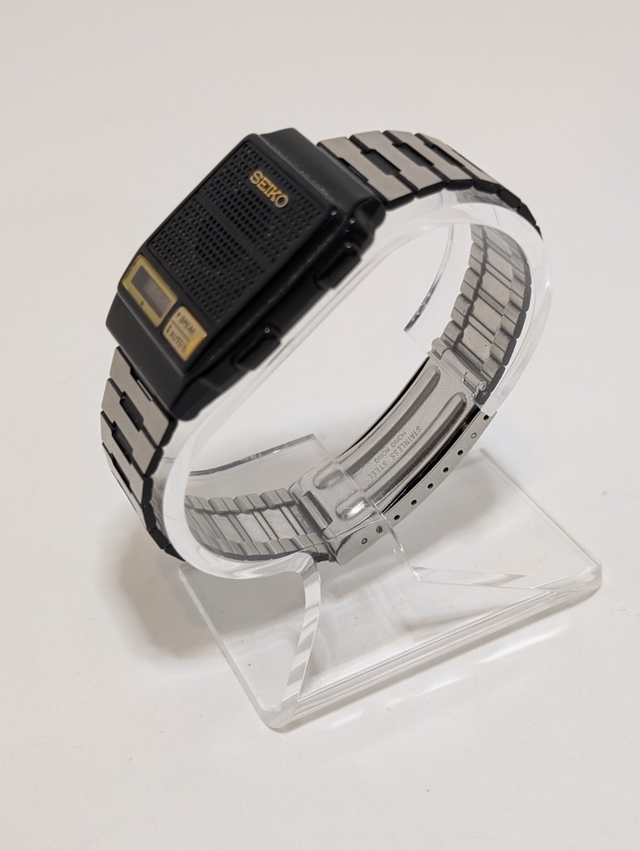 Vintage Seiko Talking Digital Speaker Watch A966-4010 | eBay