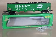 MEHANO T077/17858 BURLINGTON NORTHERN BN 50' 4 BAY HOPPER WAGON 542309 on