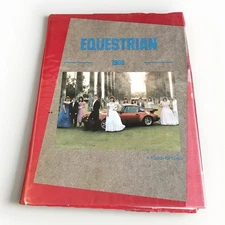 Vintage 1988 Equestrian Tulare Western High School California Yearbook