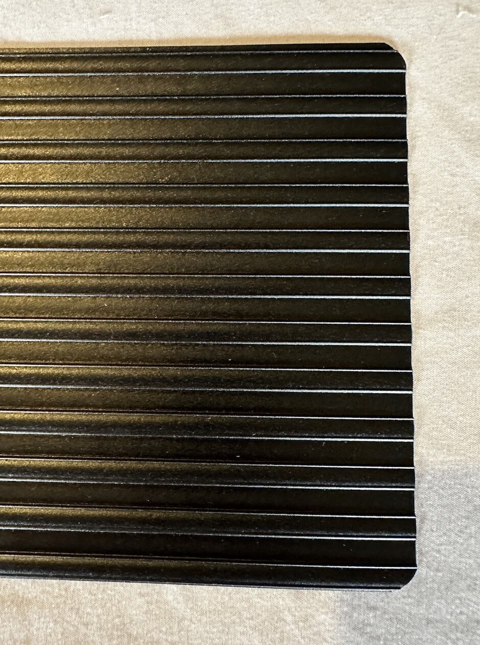 Automotive Heel Pads Vinyl Horizontal Ribbed Mini 11” X 5 1/2” Lot