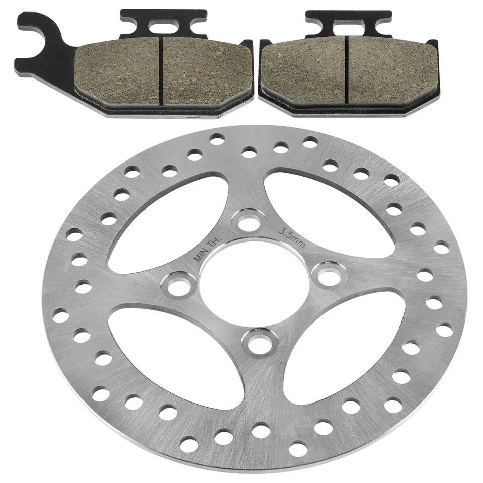 Rotor de disco de freno trasero con pastillas para Yamaha Raptor 700 YFM700R 2006 2007 2008 Foto 4 de 4