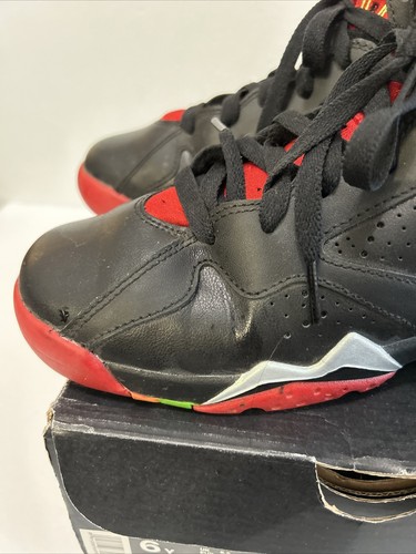 Nike Air Jordan Retro 7 Marvin The Martian GS Size 6Y 304774-029 Preowned - Picture 6 of 21