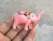 1950s Vintage Schöne Bakelite Plastik Elefant Form Rassel Spielzeug Japan Toy184