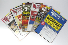 WOODWORKER'S JOURNAL MAGAZINE 2012 COMPLETE LOT OF 6 ISSUES