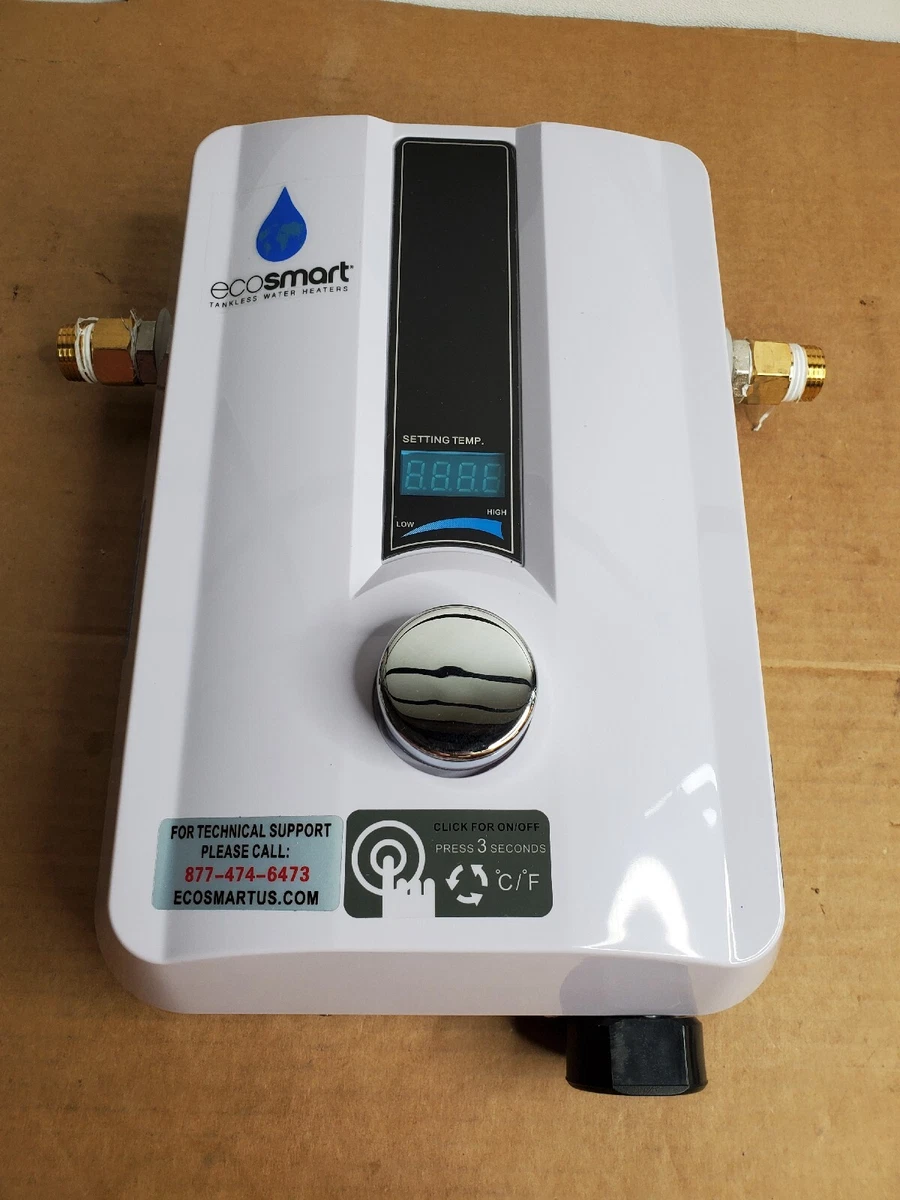 Open box Ecosmart 220V 8.0 KW Electric Tankless Water Heater Eco 8