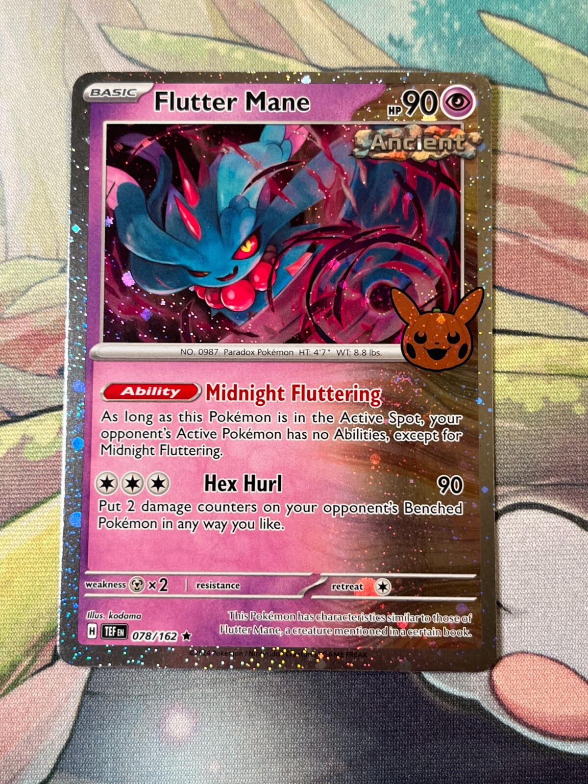 Pokemon Card TCG - Flutter Mane - Trick or Trade 2024 - 78/162 - Holo Rare