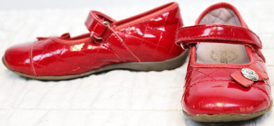 Primigi 绗缝外观 Mary Janes 红色漆皮 Sky Effect System 弓心 — 第 4/4 张图片