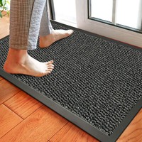 Non Slip Rubber Mat Door Mats Indoor Outdoor Washable Rugs Welcome Door Mat