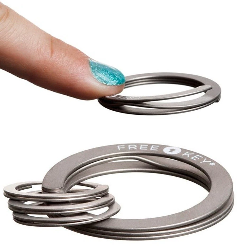 FreeKey System - The Press To Open Key Ring New - Super Fast Delivery