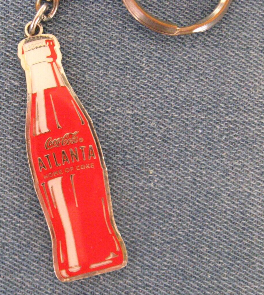 Coca Cola Atlanta Georgia Coke Bottle Keyring - GA Home Of Coke