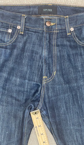 Spurr Raw Men's 5 Pocket Made In USA Denim Jeans Size 35 (Actual 37x26.5) - Picture 10 of 16