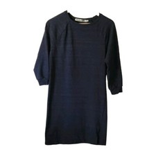 Michael Stars Dress Womens Size XS Casual Blue Gray Blend 3/4 Sleeve