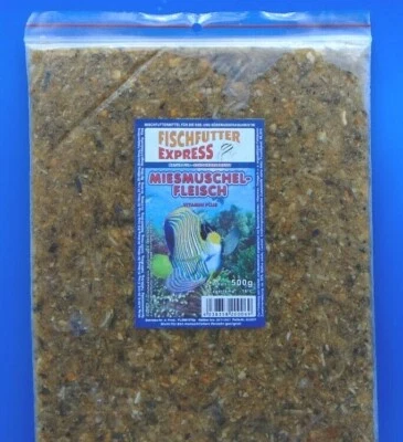 FISCHFUTTER EXPRESS Frostfutter Miesmuschelfeisch 8x 500g Flachtafeln