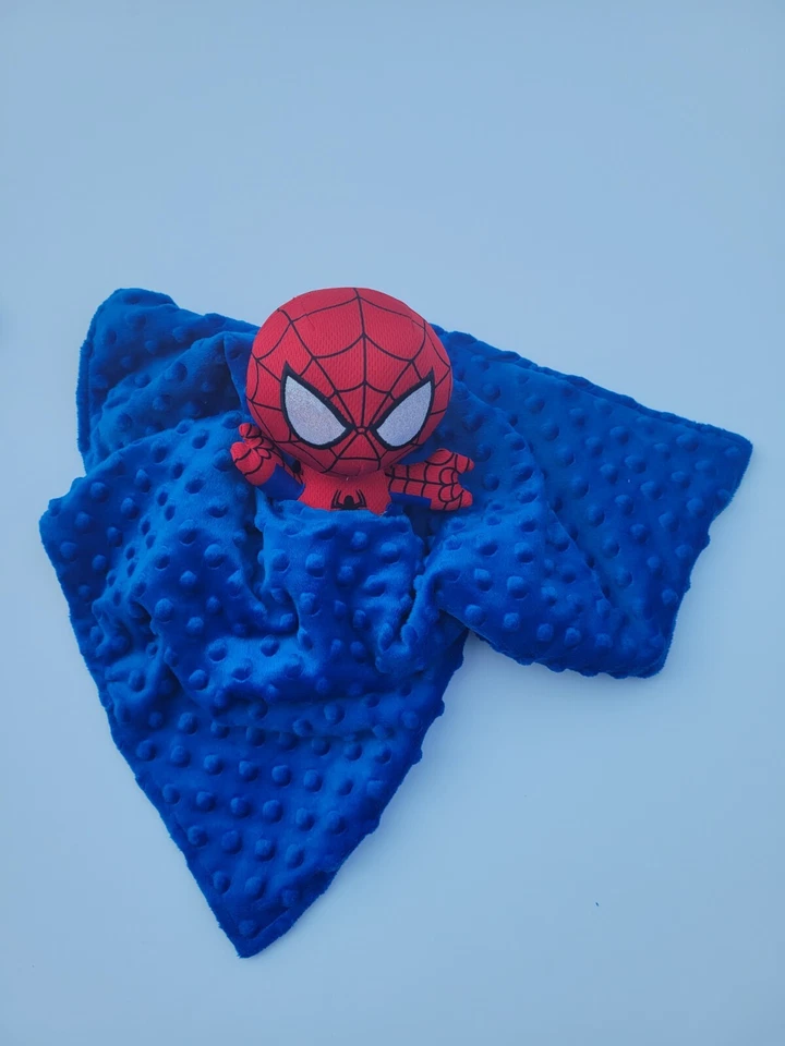 Manta de seguridad de felpa Lovey Black Panther, algodón superhéroes lovey 20 x20 Foto 3 de 4