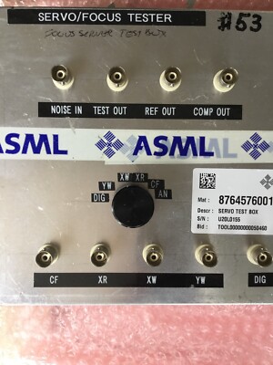 ASML 8764576001-SET ASML XT:1250D Robot Test control box Used