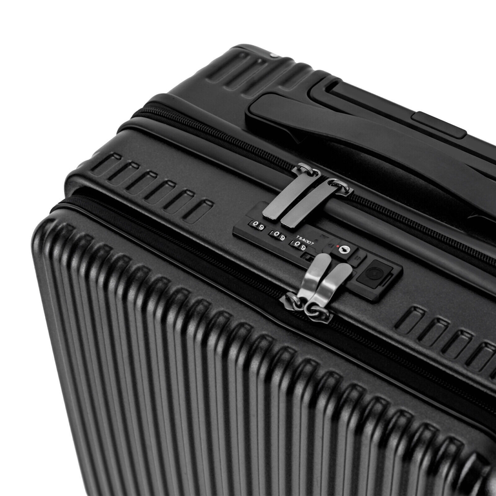 Hardside Suitcase Spinner Hardshell Lightweight TSA Lock Carry on Luggage Kit 