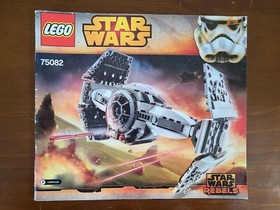 Lego Star Wars Rebels 75082 TIE Advanced Prototype 1 Minifig & manual